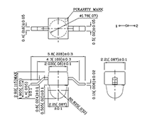 Subminiature Solid State Yellow Lamp (XZMYK64W-9)