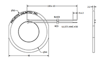 APS Series 1200 Hertz (Hz) Piezo Speaker - 2