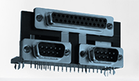 K42X Series Dual Port D-Subminiature Connector