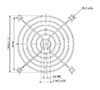 08174 Series Wire Form Fan Guards