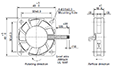 San Ace 40 9P Type 0.16 Ampere (A) Rated Current Fan - 2