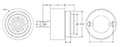 2900 Hertz (Hz) Resonant Frequency Buzzer Indicators - 2