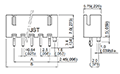 XH Series 4 Circuits Disconnectable Crimp Style Connector- 2