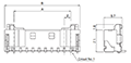 PA Family Series Connectors (BM10B-PASS-1-TFT(LF)(SN)), (BM10B-PASS-TFT(LF)(SN)), and (BM12B-PASS-TFT(LF)(SN))