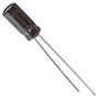 KZE Series 47 Microfarad (µF) Capacitance and 11 Millimeter (mm) Dimension L Miniature Aluminum Electrolytic Capacitor