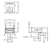 KUSBXHT Series Right Angle Universal Serial Bus (USB) Connectors - 2