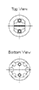 Molded, Self-Retaining Light Emitting Diode (LED) Mounts - 2