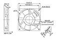 OA172SAPL Series Alternating Current (AC) Voltage Fans - 2