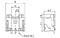 PA Family Series 3 Circuits Side Entry Type Connector Without a Boss - 2