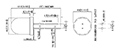 10 Millimeter (mm) Diameter Blinking Light Emitting Diode (LED) Lamps