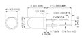 62.5 Milliwatt (mW) Power Dissipation (P<sub>D</sub>) T-1 3/4 Solid State Light Emitting Diode (LED) Lamp (XLUG53D) - 2