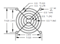 KM Series 80 Meter Square (mm²) Fan Size Finger Guard - 2